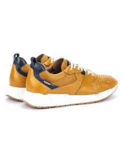 Pikolinos Leren Sneakers "Meliana" Geel -Gstar Kleding Winkel pikolinos leren sneakers meliana geel 1