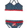 Playshoes Bikini "Hartjes" Donkerblauw/meerkleurig -Gstar Kleding Winkel playshoes bikini hartjes donkerblauw meerkleurig