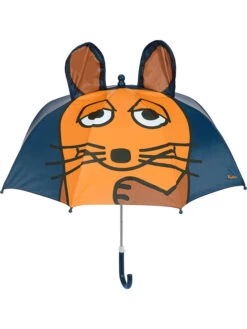 Playshoes Paraplu Donkerblauw/oranje