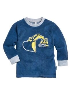 Playshoes Pyjama Donkerblauw/grijs -Gstar Kleding Winkel playshoes pyjama donkerblauw grijs 1