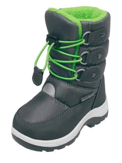 Playshoes Winterlaarzen Zwart/groen