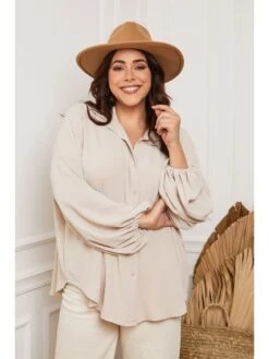 Blouse "Alizee" Beige