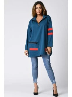 Sweatshirt "Houston" Blauw -Gstar Kleding Winkel plus size company sweatshirt houston blauw 4