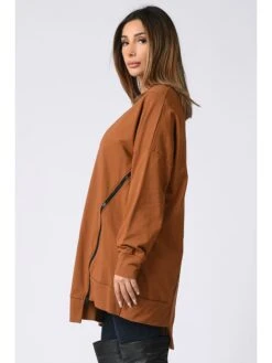 Sweatshirt "Sophie" Cognackleurig -Gstar Kleding Winkel plus size company sweatshirt sophie cognackleurig 1