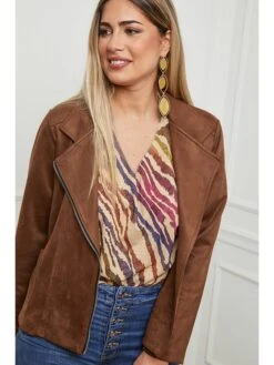 Tussenjas "Biocel" Lichtbruin -Gstar Kleding Winkel plus size company tussenjas biocel lichtbruin 3