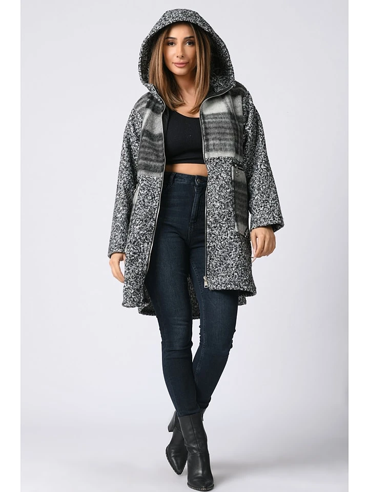 Wollen Mantel Grijs 7 Wollen Mantel Grijs - Afbeelding 5