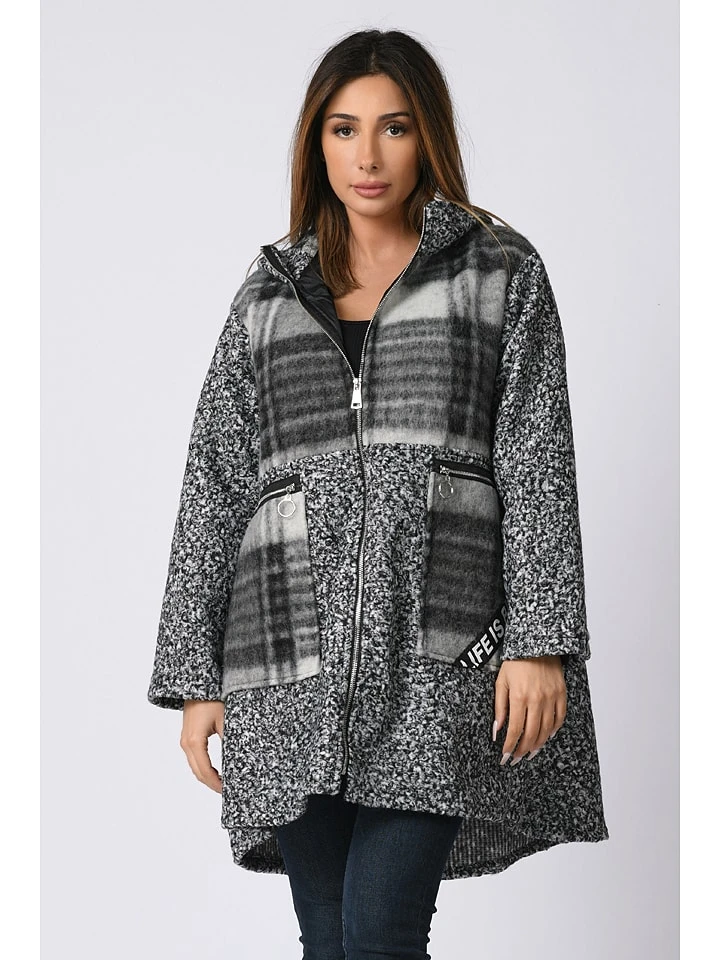 Wollen Mantel Grijs 3 Wollen Mantel Grijs