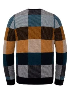 PME Legend Wollen Trui Donkerblauw/oranje -Gstar Kleding Winkel pme legend wollen trui donkerblauw oranje 1