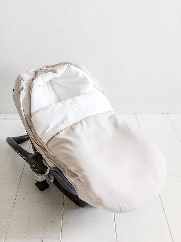 Hoes Voor Babyzitje "Oxford" Taupe 4 Hoes Voor Babyzitje "Oxford" Taupe - Afbeelding 2