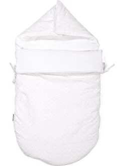 Voetenzak Wit/lichtroze - (L)77 X (B)40 Cm