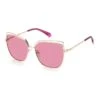 Polaroid Dameszonnebril Goudkleurig/roze -Gstar Kleding Winkel polaroid dameszonnebril goudkleurig roze