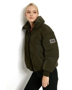 POLO CLUB Doorgestikte Jas Olijfgroen -Gstar Kleding Winkel polo club doorgestikte jas olijfgroen 5