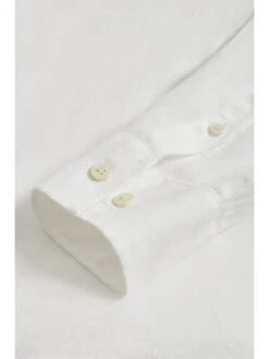 POLO CLUB Linnen Blouse - Custom Fit - Wit -Gstar Kleding Winkel polo club linnen blouse custom fit wit 4