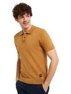 POLO CLUB Poloshirt Camel -Gstar Kleding Winkel polo club poloshirt camel 1