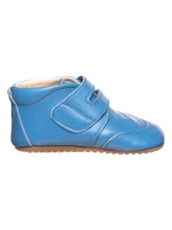 Pom Pom Leren Pantoffels Blauw -Gstar Kleding Winkel pom pom leren pantoffels blauw 1