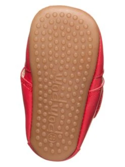 Pom Pom Leren Pantoffels Rood -Gstar Kleding Winkel pom pom leren pantoffels rood 4