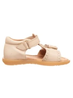 Pom Pom Leren Sandalen Crème -Gstar Kleding Winkel pom pom leren sandalen creme 1