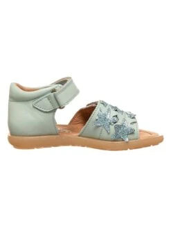 Pom Pom Leren Sandalen Mintgroen -Gstar Kleding Winkel pom pom leren sandalen mintgroen 1