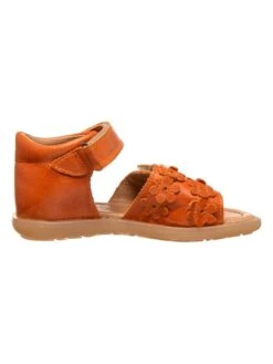 Pom Pom Leren Sandalen Oranje -Gstar Kleding Winkel pom pom leren sandalen oranje 1