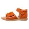 Pom Pom Leren Sandalen Oranje -Gstar Kleding Winkel pom pom leren sandalen oranje
