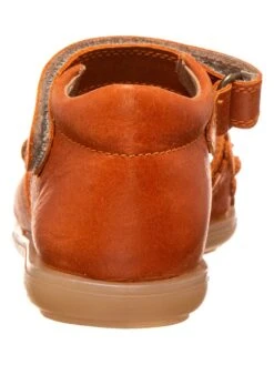 Pom Pom Leren Sandalen Oranje -Gstar Kleding Winkel pom pom leren sandalen oranje 2