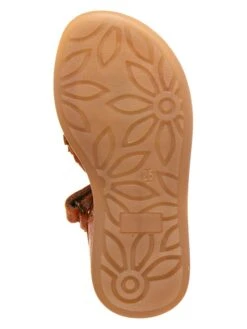 Pom Pom Leren Sandalen Oranje -Gstar Kleding Winkel pom pom leren sandalen oranje 4