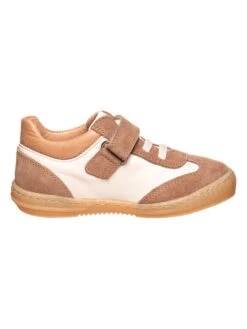 Pom Pom Leren Sneakers Lichtbruin/wit -Gstar Kleding Winkel pom pom leren sneakers lichtbruin wit 1