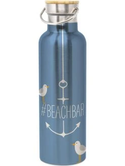 Roestvrijstalen Isoleerfles "Beach" Blauw - 750 Ml