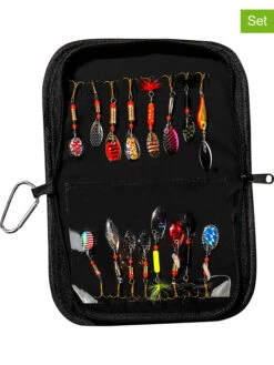 16-delige Hengelsportaccessoireset Zwart