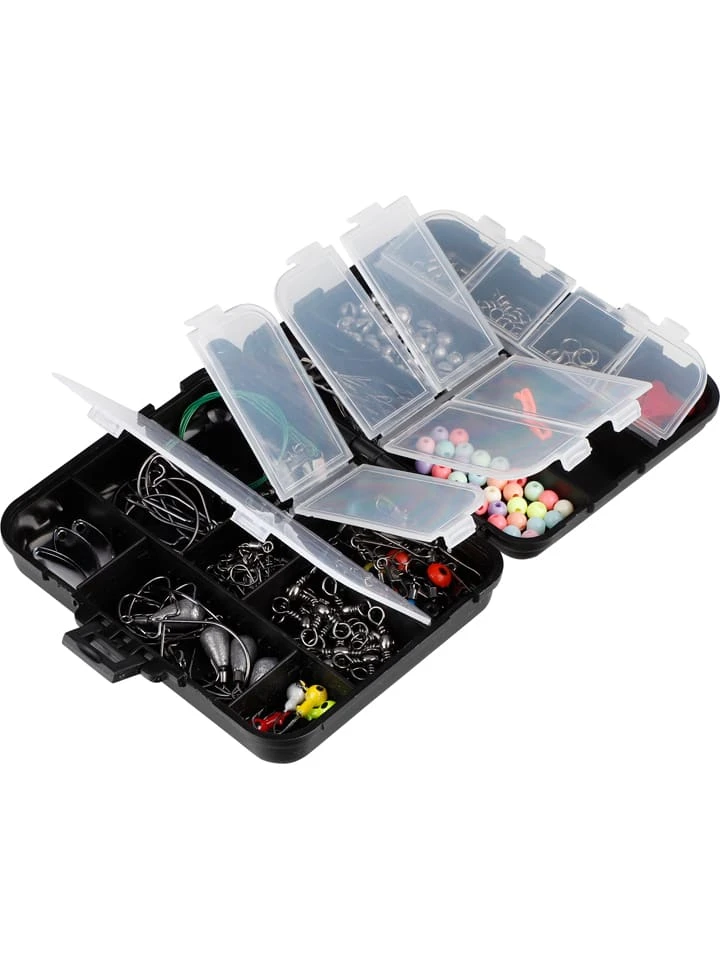 187-delige Hengelsportaccessoireset Zwart/meerkleurig 4 187-delige Hengelsportaccessoireset Zwart/meerkleurig - Afbeelding 2