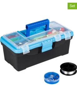 42-delige Hengelsportaccessoireset Blauw/zwart