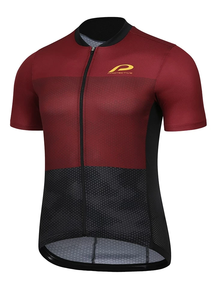 Protective Fietsshirt "Transform" Bordeaux/zwart 3 Protective Fietsshirt "Transform" Bordeaux/zwart