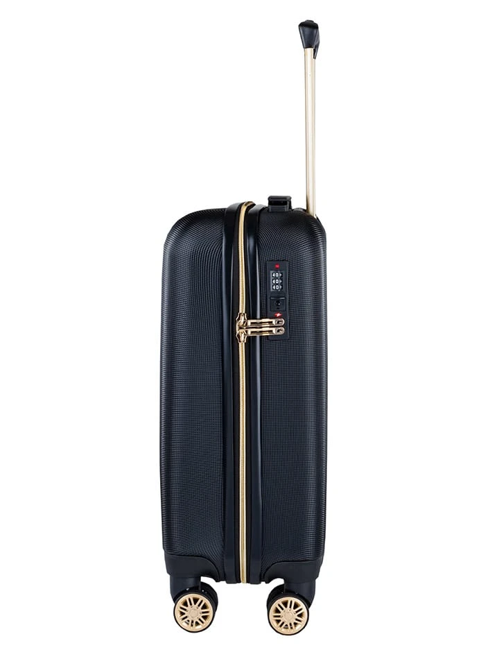 Hardcase-trolley "Los Angeles" Zwart - (B)34 X (H)54 X (D)20 Cm 5 Hardcase-trolley "Los Angeles" Zwart - (B)34 X (H)54 X (D)20 Cm - Afbeelding 3