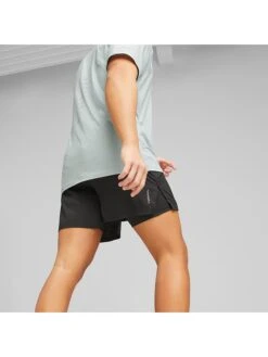 Puma 2-in-1 Hardloopshort "Run" Zwart -Gstar Kleding Winkel puma 2 in 1 hardloopshort run zwart 4