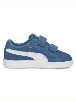 Puma Leren Sneakers "Smash 3.0" Blauw -Gstar Kleding Winkel puma leren sneakers smash 3 0 blauw 1