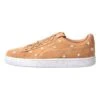 Puma Leren Sneakers "Suede Flower" Lichtbruin -Gstar Kleding Winkel puma leren sneakers suede flower lichtbruin