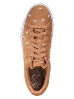 Puma Leren Sneakers "Suede Flower" Lichtbruin -Gstar Kleding Winkel puma leren sneakers suede flower lichtbruin 3