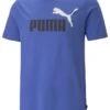Puma Shirt "ESS+" Blauw -Gstar Kleding Winkel puma shirt ess blauw