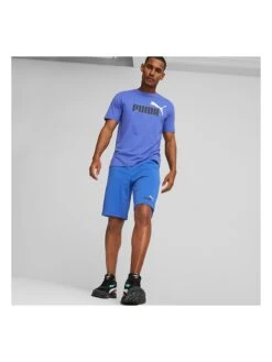 Puma Shirt "ESS+" Blauw -Gstar Kleding Winkel puma shirt ess blauw 6