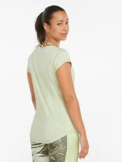 Puma Trainingsshirt "Train Favorite Heather Cat" Groen -Gstar Kleding Winkel puma trainingsshirt train favorite heather cat groen 3