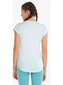 Puma Trainingsshirt "Train Favorite Heather Cat" Lichtblauw -Gstar Kleding Winkel puma trainingsshirt train favorite heather cat lichtblauw 3