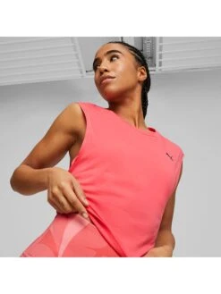 Puma Trainingstop "Studio Skimmer" Koraalrood -Gstar Kleding Winkel puma trainingstop studio skimmer koraalrood 2