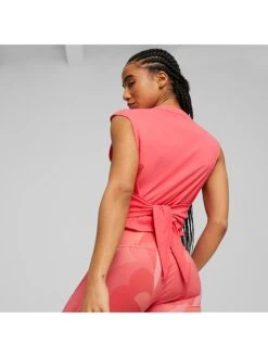 Puma Trainingstop "Studio Skimmer" Koraalrood -Gstar Kleding Winkel puma trainingstop studio skimmer koraalrood 3