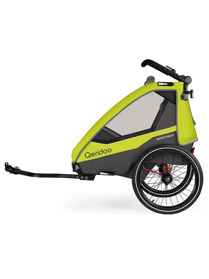 3-in-1 Fietsaanhanger "SPR2" Grijs/groen 4 3-in-1 Fietsaanhanger "SPR2" Grijs/groen - Afbeelding 2