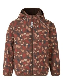 Softshelljas "Wellington" Kaki/bruin/beige