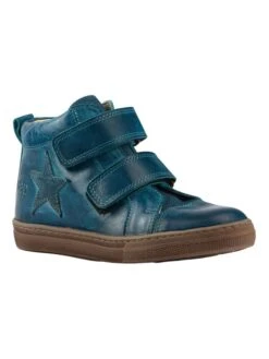 Leren Sneakers "Damon" Petrol -Gstar Kleding Winkel rap leren sneakers damon petrol 1