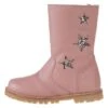 Leren Winterlaarzen "Nicole" Oudroze -Gstar Kleding Winkel rap leren winterlaarzen nicole oudroze