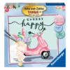 Ravensburger Schilderen-op-nummer-set "Choose Happy" - Vanaf 12 Jaar -Gstar Kleding Winkel ravensburger schilderen op nummer set choose happy vanaf 12 jaar