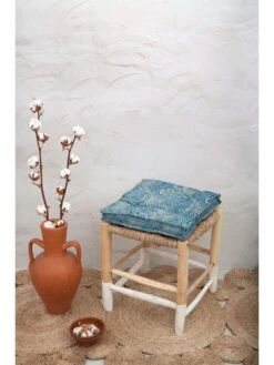 Zitkussen "Wild Flowers" Blauw - (L)37 X (B)37 Cm -Gstar Kleding Winkel really nice things zitkussen wild flowers blauw l 37 x b 37 cm 2