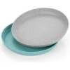 Reer 2-delige Set: Borden Grijs/turquoise - (H)2,5 X Ø 20 Cm -Gstar Kleding Winkel reer 2 delige set borden grijs turquoise h 2 5 x o 20 cm